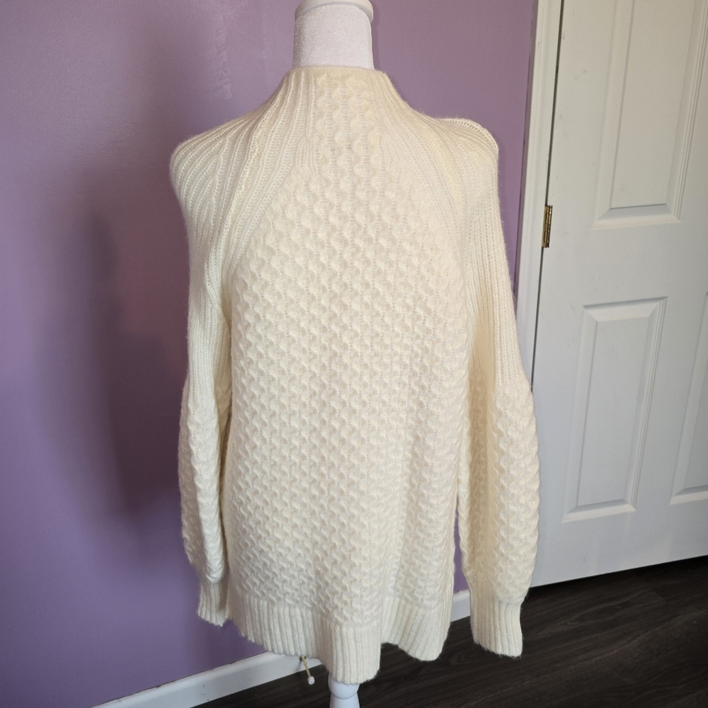 NWT Anthropologie Cream Sweater